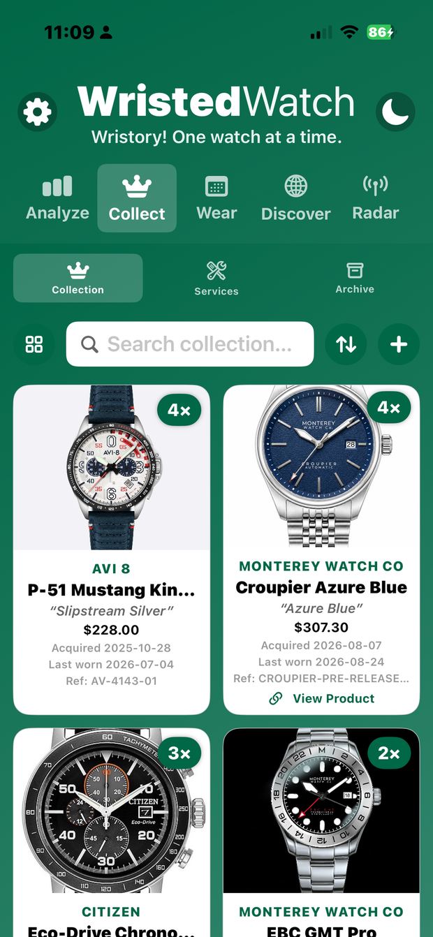 WristedWatch screenshot