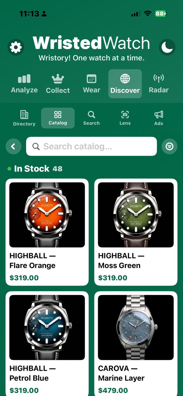 WristedWatch screenshot